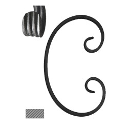 Céčko (220x130mm), 12x6mm, hladké, široké rozkutie Céčko (220x130mm), 12x6mm, hladké, široké rozkutie
